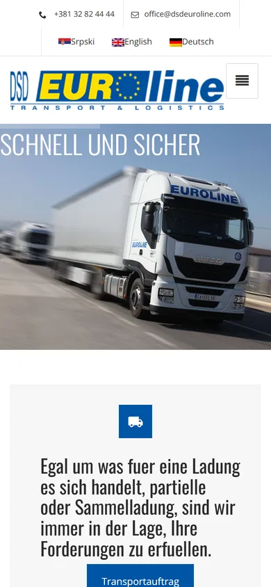 DSD Euroline — Mobilansicht